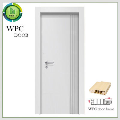 قیمت خوب عایق صوتی نقاشی داخلی درب WPC 2050mm طول استفاده از اتاق خواب آنلاین