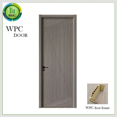 قیمت خوب درب ضد شعله ضد آب PVC، درب حمام چوبی 900mm عرض آنلاین