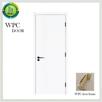 قیمت خوب درب های WPC سفید کامپوزیت برای اتاق خواب مقاوم به ضربه 2100mm طول آنلاین