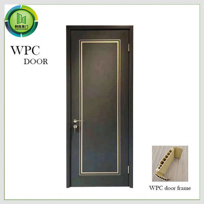 قیمت خوب درهای پلیمری چوبی مقاوم به پوستی ، درب اتاق خواب سفید ساده WPC آنلاین