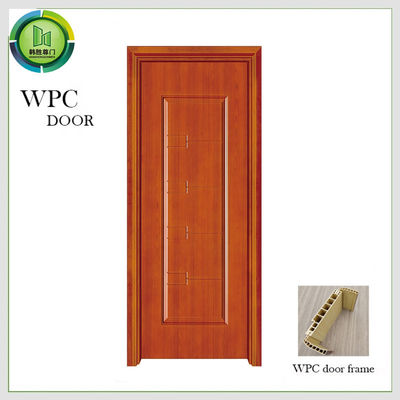 قیمت خوب ضد رطوبت WPC درب ساده مقاوم در آب 45MM ضخامت استفاده آپارتمانی آنلاین
