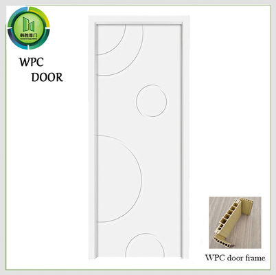 قیمت خوب ضدآفرین WPC درب ساده تنفس سطح تمام شده استفاده از حمام هتل آنلاین