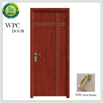 قیمت خوب خانه طراحی WPC درب ساده ضد رطوبت ضدآفتاب استفاده از هتل آنلاین