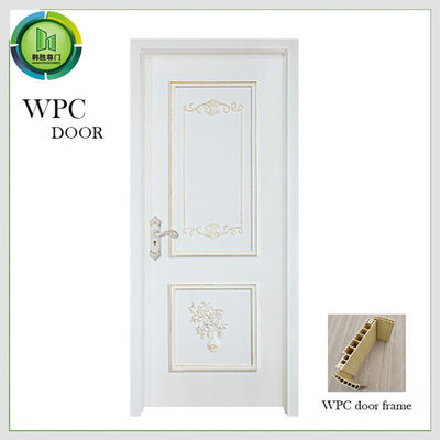 قیمت خوب چوب داخلی WPC درب ساده مقاوم در برابر موریانه استفاده آپارتمانی آنلاین