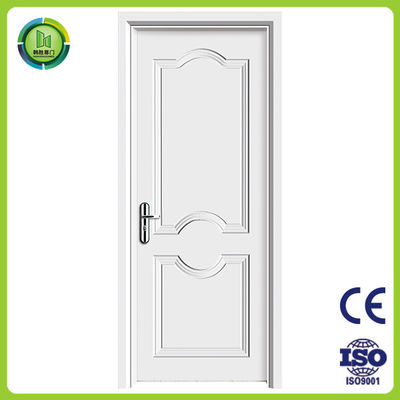 قیمت خوب ضد صدا WPC درب ساده درب ضد موریانه استفاده از اتاق خواب سفید آنلاین