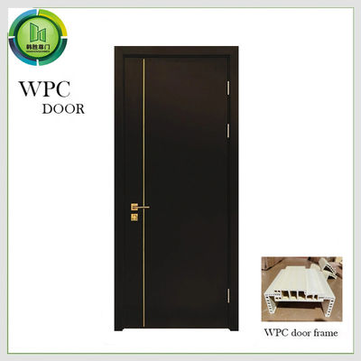 قیمت خوب درب چوبی WPC داخلی بدون فرمالدهید 800mm عرض درب اتاق خواب ویلا آنلاین