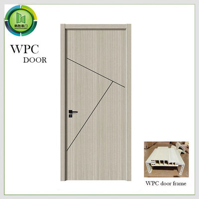 قیمت خوب درب چوبي WPC PVC، درب هاي ورود چوبي جامد ضد شعله آنلاین
