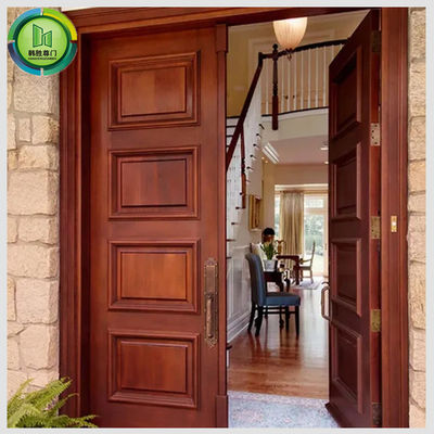 قیمت خوب چوب محکم سفارشی WPC درب های دوگانه به سمت داخل صوتی استفاده از هتل آنلاین