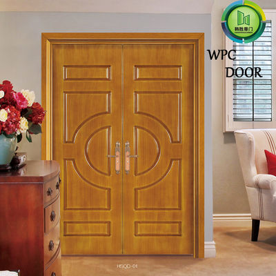 قیمت خوب مقاوم در برابر موریانه WPC دو درب 1400mm عرض استفاده هتل آنلاین