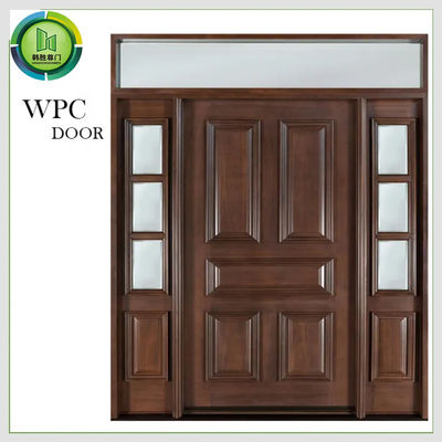 قیمت خوب ضد موریانه درب شیشه ای کشویی خارجی، درب شیشه ای ورودی WPC آنلاین
