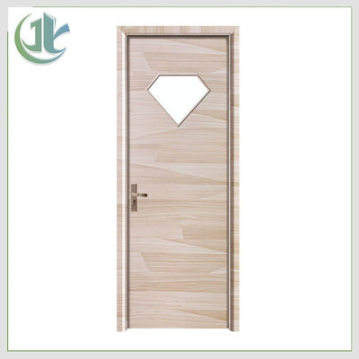 قیمت خوب درب شیشه ای WPC سفارشی شده PVC پوشش سطحی برای حمام آنلاین