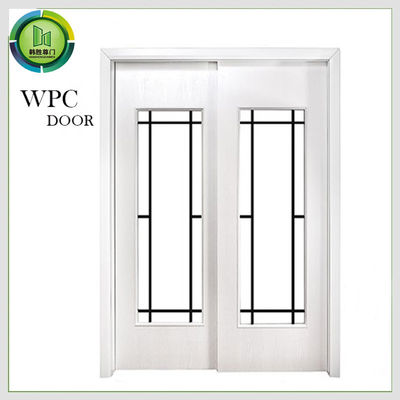 قیمت خوب مقاومت در برابر رطوبت OEM WPC درب کشویی مواد شیشه ای ضد صدا آنلاین