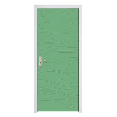 قیمت خوب درب توخالی WPC با دوام بالا مقاوم در برابر رطوبت و آتش طراحی شده برای فضاهای داخلی مسکونی و تجاری آنلاین