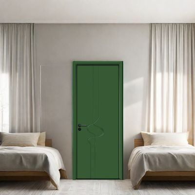 قیمت خوب طراحی مدرن درب توخالی WPC با قفل مورت و اندازه استاندارد 2100*600*45 میلی‌متر برای استفاده داخلی آنلاین