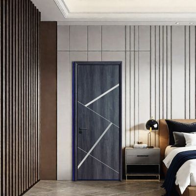 درب توخالی WPC با دوام، مقاوم در برابر رطوبت، مقاوم در برابر موریانه، سازگار با محیط زیست برای فضاهای داخلی مسکونی