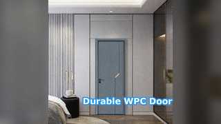 WPC توخالی درب بادوام مقاوم در برابر رطوبت و نگهداری کم