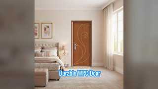WPC توخالی درب ضد رطوبت بادوام و شیک