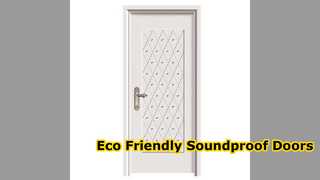 درب های داخلی WPC بادوام سازگار با محیط زیست و عایق صدا