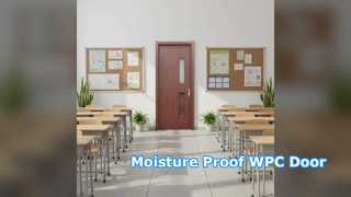 WPC توخالی درب مقاوم در برابر رطوبت با دوام کم نگهداری