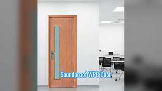 درب داخلی WPC عایق صدا عایق حرارت