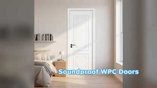 درب های داخلی WPC عایق حرارت عایق صدا