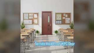 WPC توخالی درب موریانه مقاوم در برابر قالب مقاوم