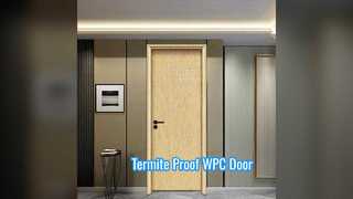 WPC توخالی درب ضد موریانه قالب مقاوم در برابر تعمیر و نگهداری کم